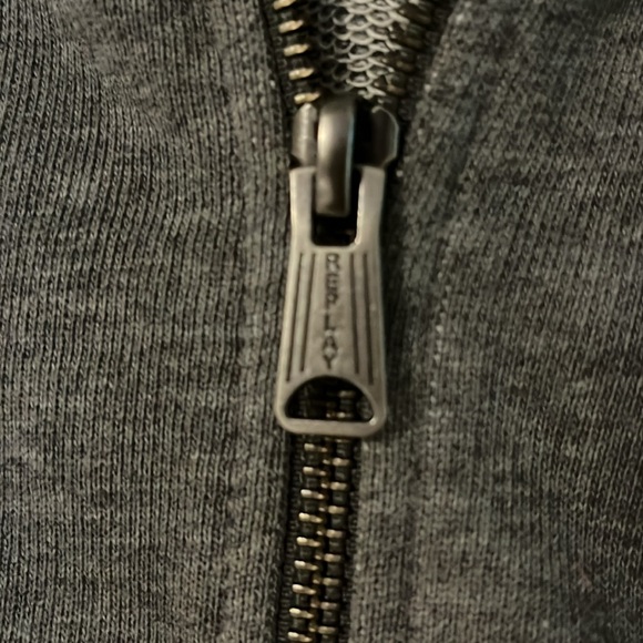 Replay men’s full zipper light grey hoodie in size M - Picture 4 of 10